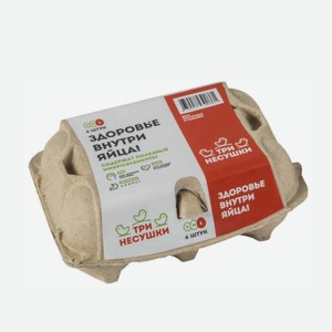 Яйцо куриное С0  Три несушки  6шт