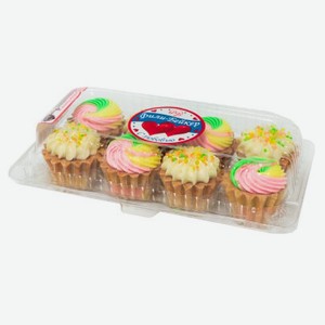 Пирожные песочные «Фили-Бейкер» Корзиночки с клубничным джемом охлажденные набор 8 шт, 300 г