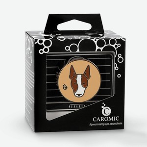CAROMIC Ароматизатор для автомобиля Медальон Бультерьер, 10 мл