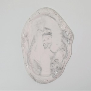 ЛЬНЯНКА HOME Поднос декоративный мрамор, цвет: Мрамор