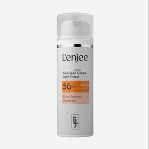 L ENJEE Тонирующий увлажняющий солнцезащитный крем SPF 50 с ниацинамидом для светлой кожи, 1 шт.
