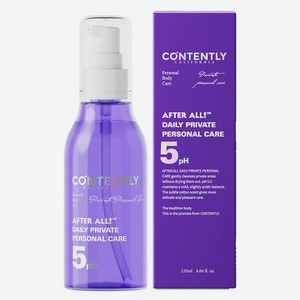 CONTENTLY Гель для интимной гигиены CONTENTLY Daily Private Body Personal Care, 120 мл