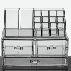 ISMAT Органайзер для косметики S-330 прозрачный, 1 шт.