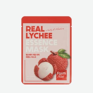 Тканевая маска для лица с экстрактом личи FarmStay Real Lychee 23мл