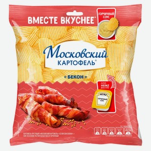 Чипсы картофельные «Московский Картофель» Бекон с соусом, 87,5 г