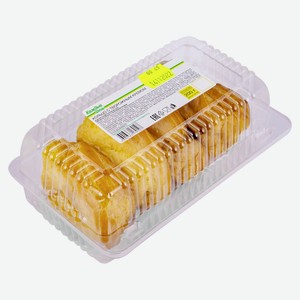 Пирожное заварное «Каждый день» Творожные кольца с кремом охлажденное, 200 г