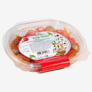Салат Fresh Secret Шампиньоны маринованные по-корейски, 140 г