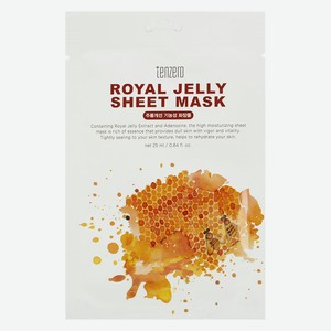 Маска д/лица Tenzero с экстрактом маточного молочка тканевая саше