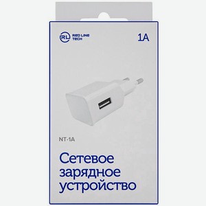 Сетевое зарядное устройство Red Line 1A NT-1А 1USB