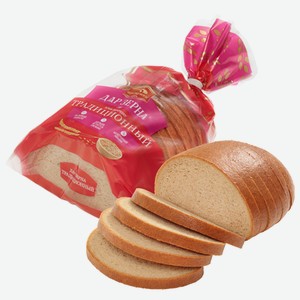 Хлеб ржано-пшеничный Черёмушки Дар Зерна Традиционный в нарезке, половинка, 350 г.