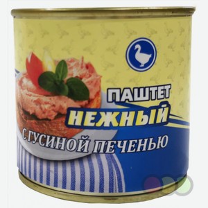 Паштет  Нежный  с гусиной печенью 240 г ТУ, ж/б  Елецкий МК  г.Елец