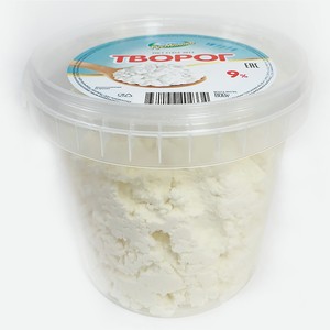 Творог 9% 800гр., ведро Русмолоко ООО