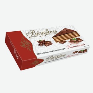 Торт вафельный, 300 г, Вкуснель ООО  Азбука шоколада 
