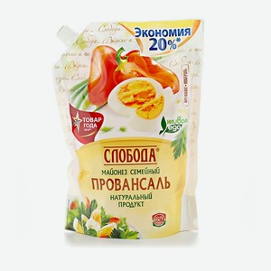Майонез Слобода Семейный 50,5% 800мл Эфко Каскад120