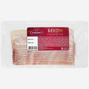 Бекон Классический с/к 300гр. кат. В ООО  МПК Атяшевский 