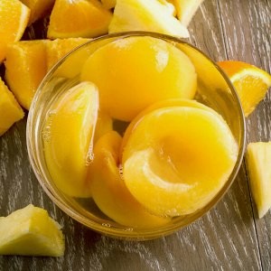 Персик консервированный жб 850мл половинки