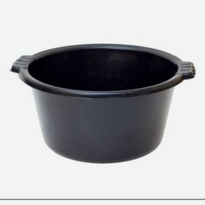 Таз круглый 10.5 л. Чёрный.