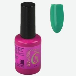 CHATTE NOIRE Гель-лак для ногтей Mixed, тон 1542 ярко зеленая эмаль, 10 цвет