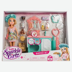 Игровой набор ZURU SPARKLE GIRLZ Кухня, кукла 27 см и набор