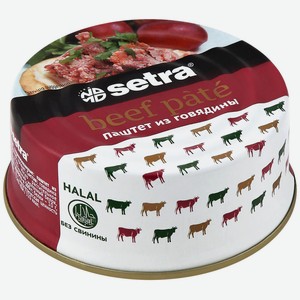 Паштет Setra из говядины, 100г
