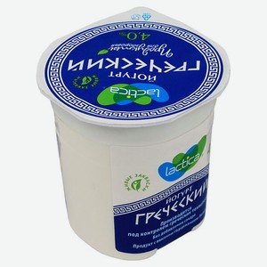 Йогурт греческий густой Lactica натуральный без добавления сахара 4% БЗМЖ, 120 г