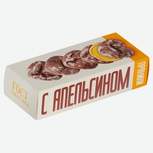Пряники шоколадные «Полет» с апельсином, 250 г