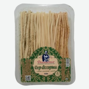 Сыр Долголетие Чечил спагетти ассорти 1 слоистый 45% БЗМЖ 150г