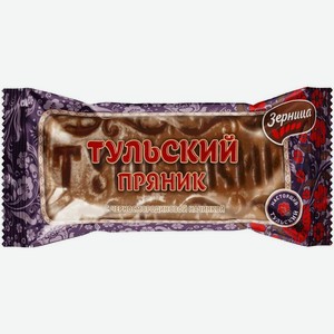 Пряник Зерница Тульский с черносмородиновой начинкой 140г, 140 г