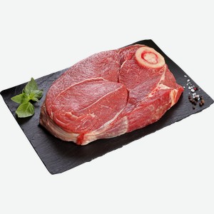 Говядина ЛЕНТА FRESH Фермерская, тазобедренная часть,на кости, весовая
