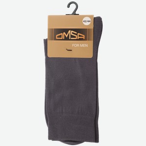 Носки мужские OMSA Classic р. 39–41, 42–44, 45–47, темно-серые, Арт. OMSA CLASSIC 203