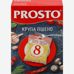 Пшено PROSTO высший сорт, в пакетиках, 8х62,5г