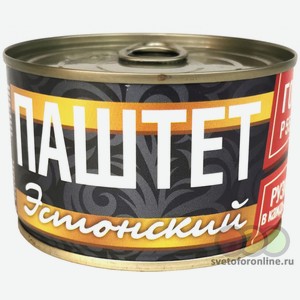 Паштет  Эстонский  230г ГОСТ ж/б  Лыткаринский МПЗ  г.Лыткарино