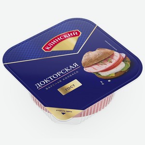 Колбаса варёная Докторская 190 гр «Клинский МК»