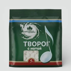 Творог 5% 5% «Лебедевская агрофирма», 190 г