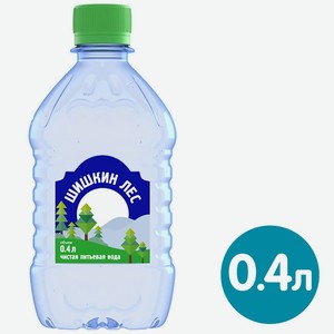 Вода Шишкин Лес питьевая негазированная 400мл