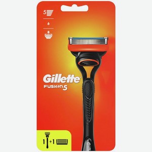 Бритва мужская Gillette Fusion 5 с 2 сменными кассетами
