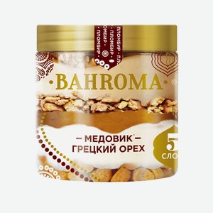 БЗМЖ Мороженое Bahroma пинта пломбир Медовик грецкий орех