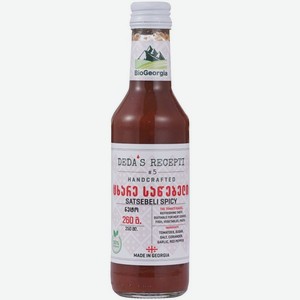 Соус Bio Georgia Deda s Recepti Сацебели пряный 250мл, 250 мл