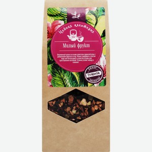 Чай травяной ЛЕНТА Милый фрукт ароматизированный, листовой, 100г