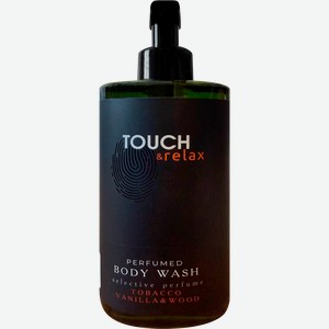 Гель для душа TOUCH Табак, ваниль и древесные ноты, 450мл