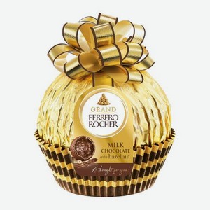 Фигурный шоколад Ferrero Rocher Grand из молочного шоколада 125г