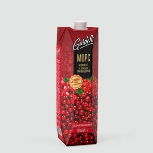 Морс «Gardelli» Клюква-красная смородина, 1 г, 1 л