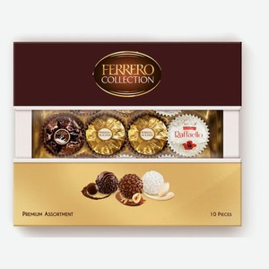Конфеты шоколадные FERRERO Collection ассорти, 109,3 г