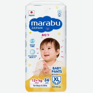 MARABU Подгузники-трусики, размер XL, размер XL; 12+ кг.; 36 шт./уп.