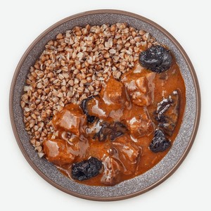 Говядина с черносливом и гречкой Перекрёсток Select 300г, 300 г