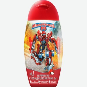 Шампунь МЕГАМОНСТРЫ 2в1 с кондиционером детский, Россия, 300 мл