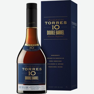 Бренди TORRES 10 Дабл Баррел п/у алк.38%, Испания, 0.7 L