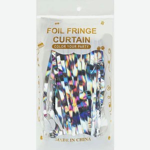 Дождик фольгир. для фотозоны Miland серебристый