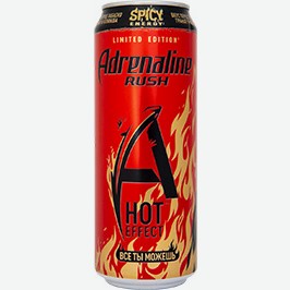 Напиток Тонизирующий Адреналин, Острая Энергия, 0,449 Л