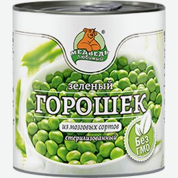 Горошек Медведь Любимый, 212 Мл